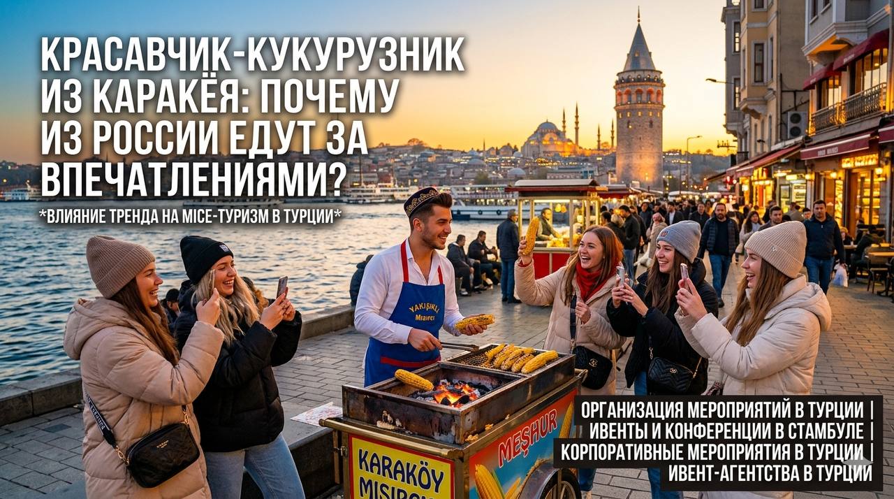 КРАСАВЧИК-КУКУРУЗНИК ИЗ КАРАКЁЯ: ПОЧЕМУ ИЗ РОССИИ ЕДУТ ЗА ВПЕЧАТЛЕНИЯМИ? ВЛИЯНИЕ ТРЕНДА НА MICE-ТУРИЗМ В ТУРЦИИ